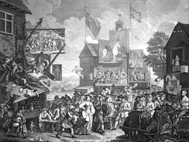 William Hogarth, 'Southwark Fair' (1735)